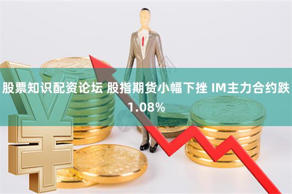 股票知识配资论坛 股指期货小幅下挫 IM主力合约跌1.08%