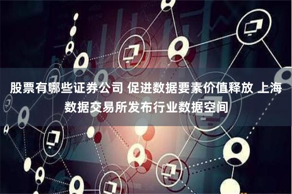 股票有哪些证券公司 促进数据要素价值释放 上海数据交易所发布行业数据空间